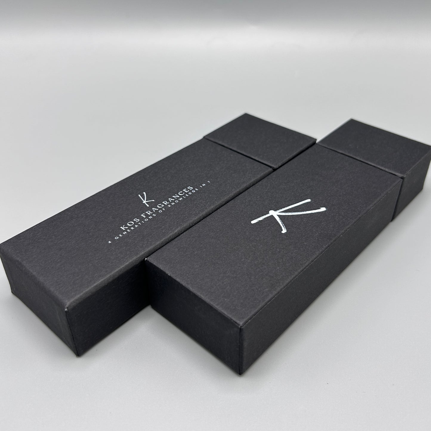 Kos Fragrances Professional Perfume Smelling Strips - 100 Black Paper Fragrance Test Strips with Box