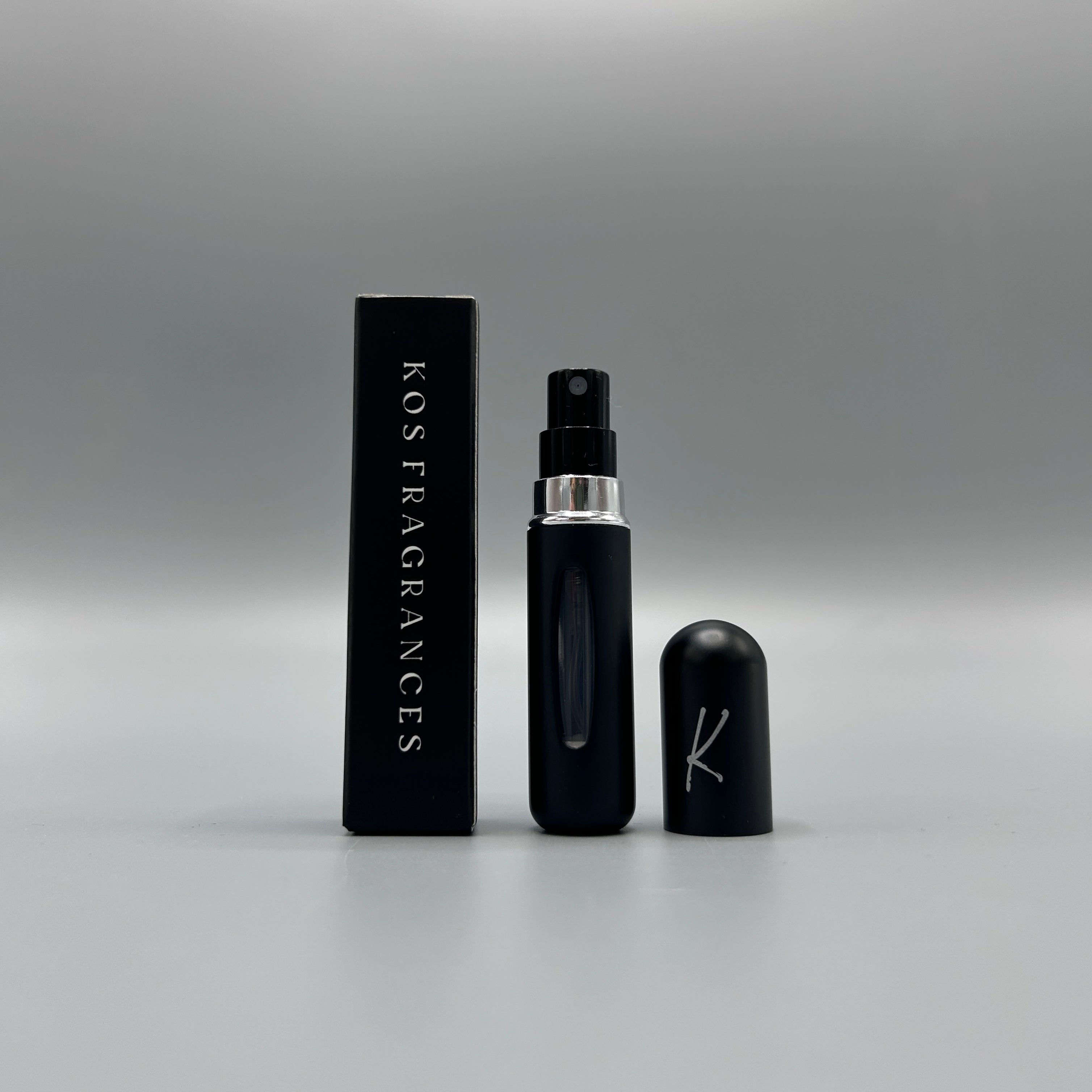 Kos Fragrances Refillable Travel Perfume Spray 5ml – Portable, Leak-Proof Atomizer Bottle