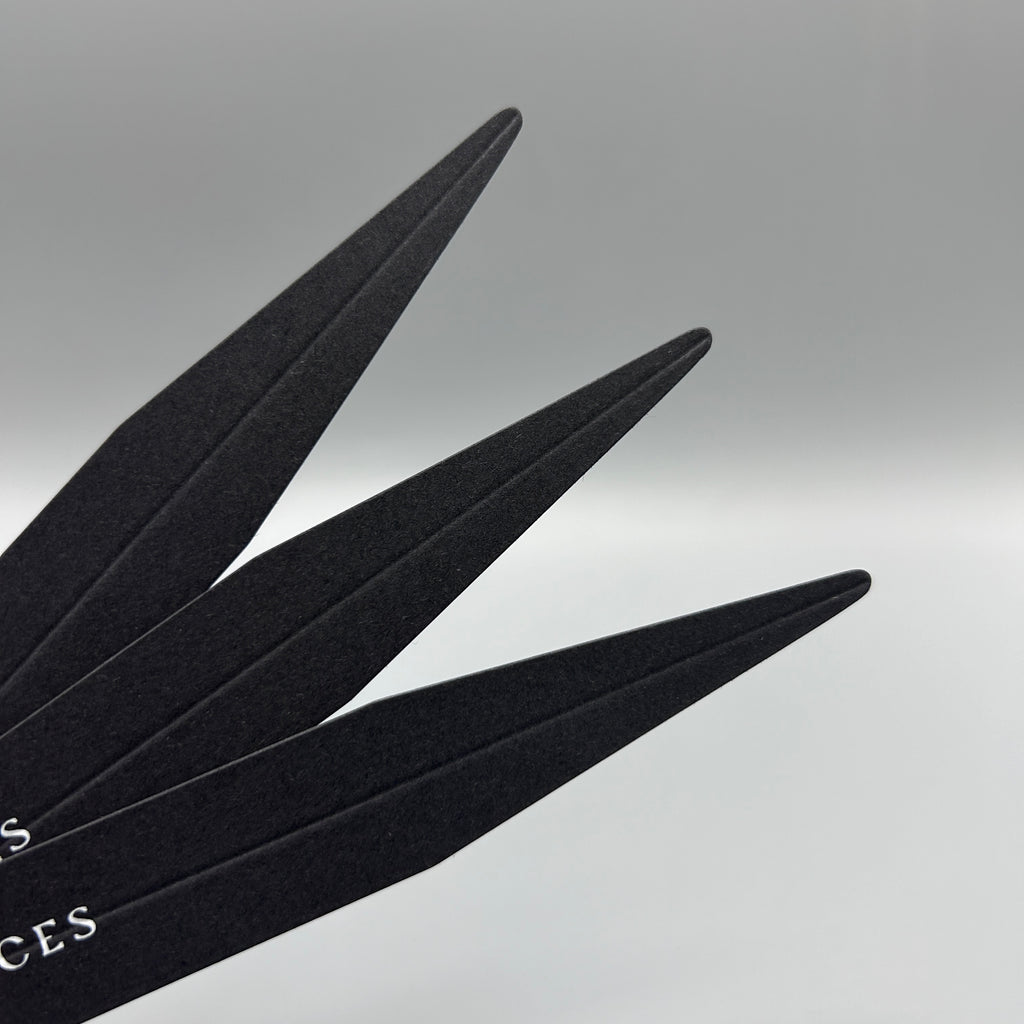 Kos Fragrances Professional Perfume Smelling Strips - 100 Black Paper Fragrance Test Strips with Box