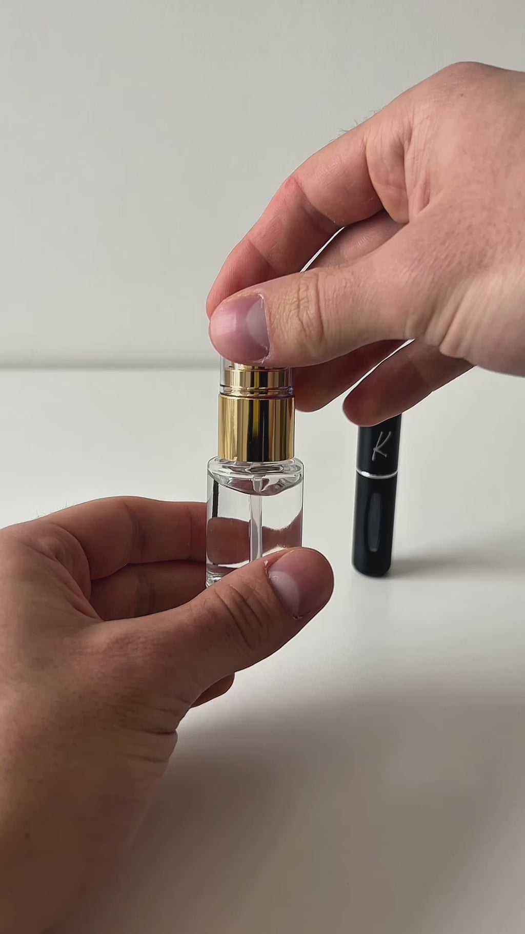 Kos Fragrances Refillable Travel Perfume Spray 5ml – Portable, Leak-Proof Atomizer Bottle